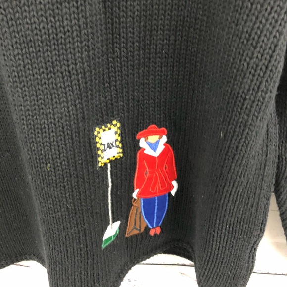 Susan Bristol Full Zip Christmas Sweater Medium - Picture 6 of 7